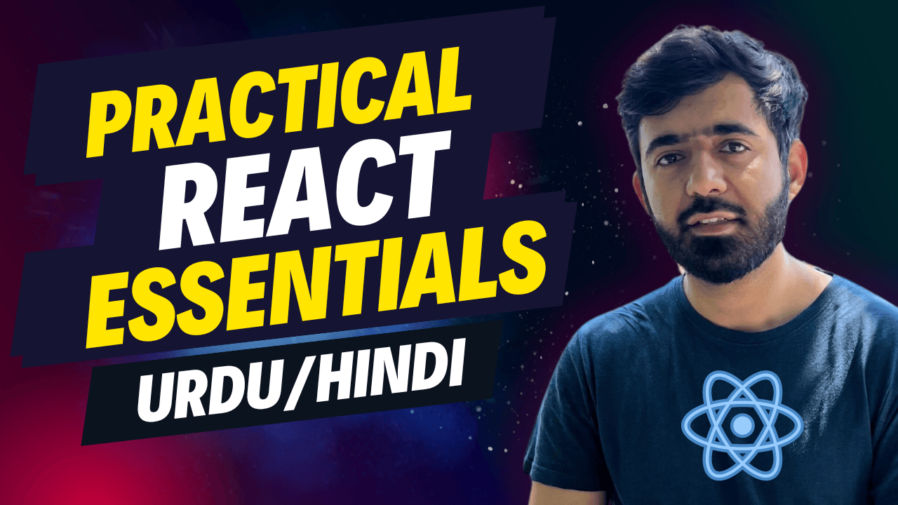 Practical React Essentials in Urdu/Hindi banner